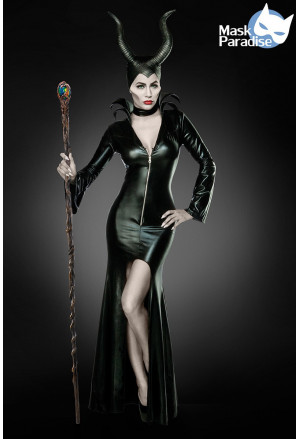 Halloweensky pompézny kostým MRS EVIL Vládkyňa Zla